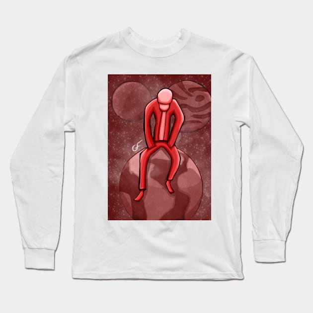 Top Of The World (Red Full) Long Sleeve T-Shirt by ggheat6